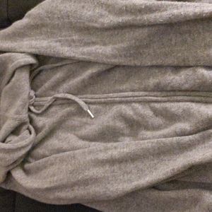 cashmere fullzip with hood